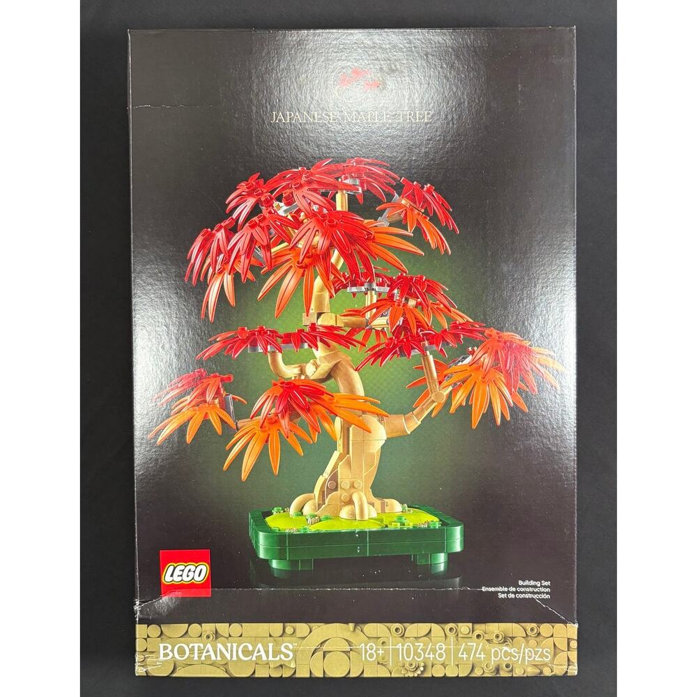 LEGO Botanicals Japanese Maple Tree Building Set 10348 FACTORY SEALED D
